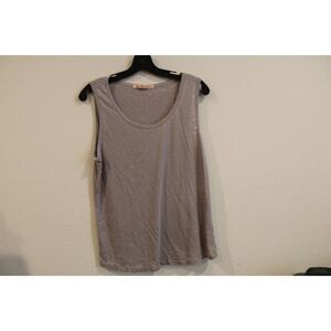 Wearables size medium light gray burnout tank top small mark sown